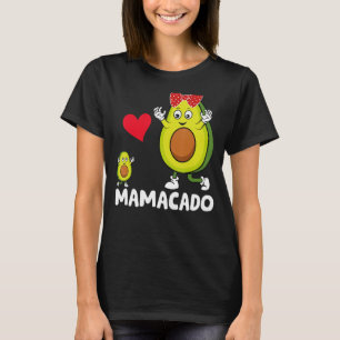 Grappige Mama Beste Moeder Avocado Mamacado Gelukk T-shirt