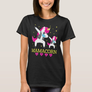 Grappige Mama Mamacorn Eenhoorn Kostuum Moeder's T-shirt
