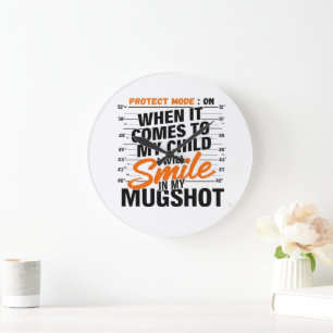 Grappige Mama Protect Modus Sarcastische Moeder Ci Grote Klok