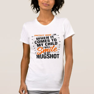 Grappige Mama Protect Modus Sarcastische Moeder Ci T-shirt