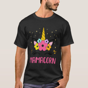 Grappige Mamacorn Eenhoorn Kostuum Mam Moederdag T-shirt