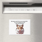 Grappige man humor magneet (Insitu (Vaatwasser))