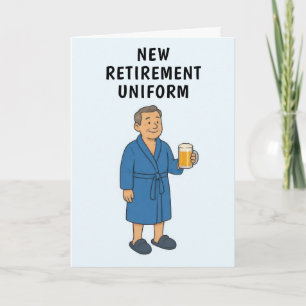 Grappige Man Pensionering Kaart