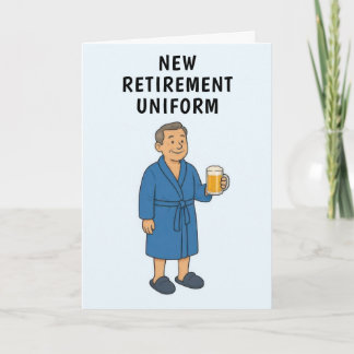 Grappige Man Pensionering Kaart
