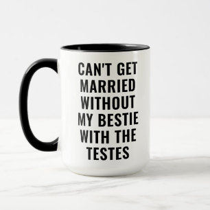 Grappige Man van Eer Voorstel Cadeau, Bruiloftsgas Mok