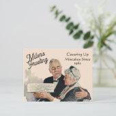 Grappige manier om fouten te verdoezelen met geper briefkaart (Staand voorkant)