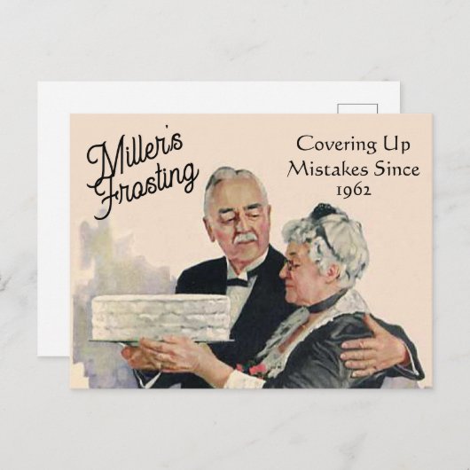 Grappige manier om fouten te verdoezelen met geper briefkaart (Voorkant / Achterkant)