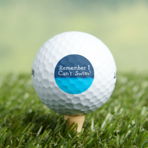 Grappige Mannen golfballen nieuwigheid