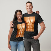 grappige mannen t shirt, SIX PACK T-shirt (Unisex)