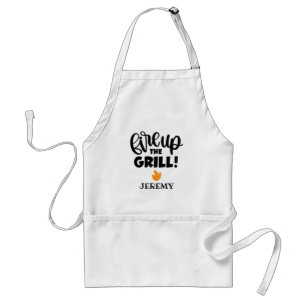 Grappige Man's BBQ Keuken Schort