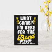 Grappige Marching Band Welk spel ik ben hier voor Kaart (Gele Bloem)