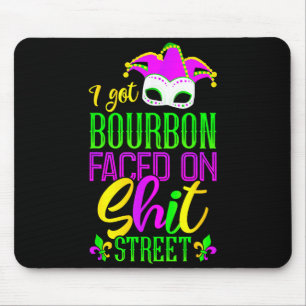 Grappige Mardi Gras Bourbon Street, New Orleans Dr Muismat