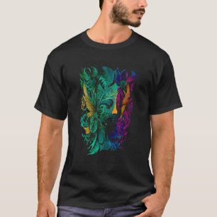 Grappige Mardi Gras-carnavalsoptocht met kralenfee T-shirt