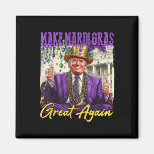Grappige Mardi Gras Donald Trump Mardi Gras Amerik Magneet