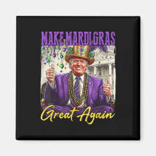 Grappige Mardi Gras Donald Trump Mardi Gras Amerik Magneet