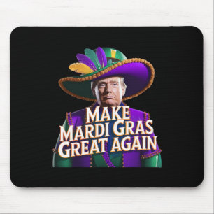 Grappige Mardi Gras Donald Trump Mardi Gras Amerik Muismat