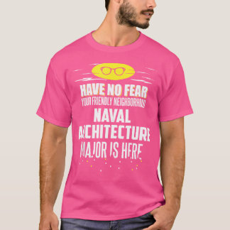 Grappige marine architectuur majoor hebben geen an t-shirt