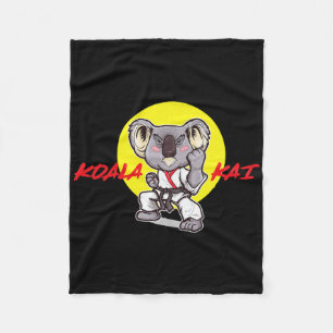Grappige Martial Arts Karate Dojo Commerciële Paro Fleece Deken