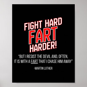 Grappige Martin Luther Reformatie Citaat Poster