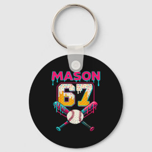 Grappige Mason 67 Zes Zeven Srt Meme Ijs Drip G Sleutelhanger