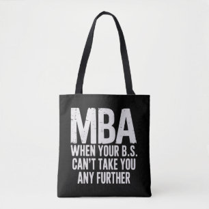 Grappige MBA Master Degree Afstudeerdag Draagtas