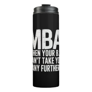 Grappige MBA Master Degree Afstudeerdag Thermosbeker