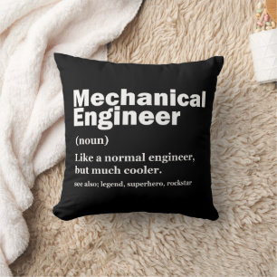 Grappige mechanische ingenieur definitie engineeri kussen