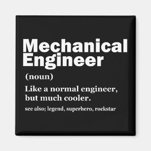 Grappige mechanische ingenieur definitie engineeri magneet
