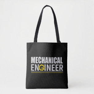 Grappige mechanische techniek ingenieur draagtas
