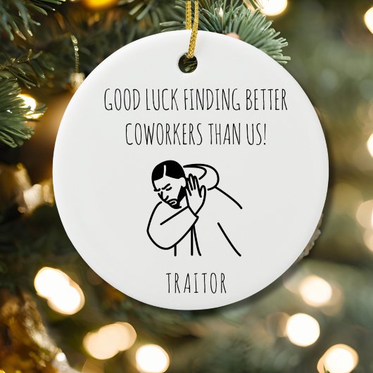 Grappige Medewerker Gift Meme Art Office Humor Keramisch Ornament