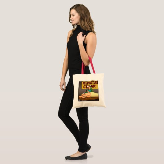 Grappige Medische Acupunctuur Canvas tas (Voorkant (model))
