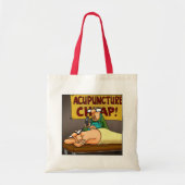 Grappige Medische Acupunctuur Canvas tas (Voorkant)