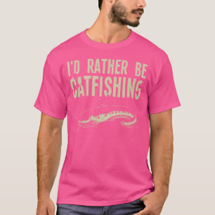 Grappige meerval voor meerval jager t-shirt