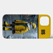 Grappige meeuw in regenlaarzen - Beach Humor Case-Mate iPhone Case (Achterkant (horizontaal))