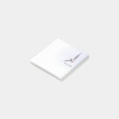 Grappige meeuw, je hebt deze Motivatie Franse frit Post-it® Notes (Schuin)