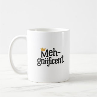 Grappige "Meh-gnifieke" mok – Sarcasistische koffi