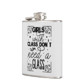 grappige meisjes drink liefhebbers heupfles (Links)