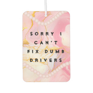 Grappige Meisjes Spreuken Parels Roze Auto Luchtverfrisser