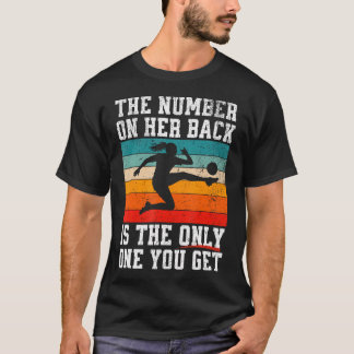 Grappige Meisjes Voetbal Vader T-shirt