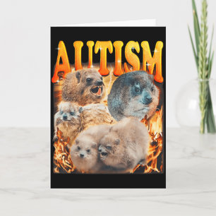 Grappige Meme Bosmarmotten Autistisch Autisme A Kaart