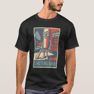 Grappige Meme Brainrot Tung Tung Sahur T-shirt