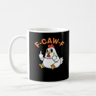 Grappige Meme F-Caw-F Kip Koffiemok