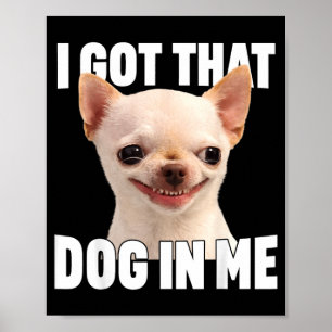 Grappige Meme Heb Die Hond In Grappige Chihuahua C Poster