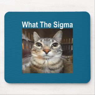 Grappige Meme Kat Wat De Sigma Schattige Kat Meme Muismat