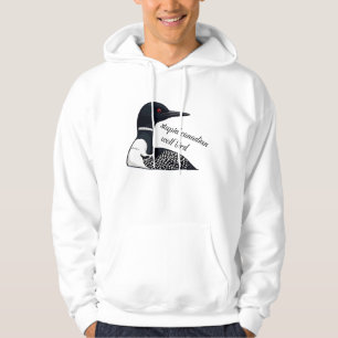 Grappige Meme Stomme Canadese Wolf Vogel Hoodie