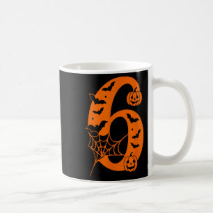 Grappige meme tekst nummer 6 7 Six Seven Halloween Koffiemok