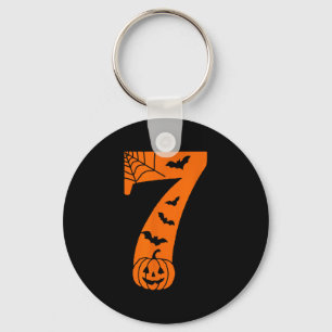 Grappige meme tekst nummer 7 6 7 Zes Zeven Hallowe Sleutelhanger