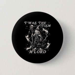Grappige Meme Twas The Tism M Heer Autisme Kikker Ronde Button 5,7 Cm