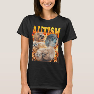 Grappige Meme Woodchucks Groundhogs Autistisch Aut T-shirt