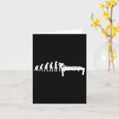 Grappige Menselijke Biljart Evolutie 8 LL Pool Cue Kaart (Gele Bloem)